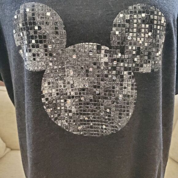 Disney Parks Mickey Mouse Mirrorball Tshirt Sz Lg - Picture 4 of 10